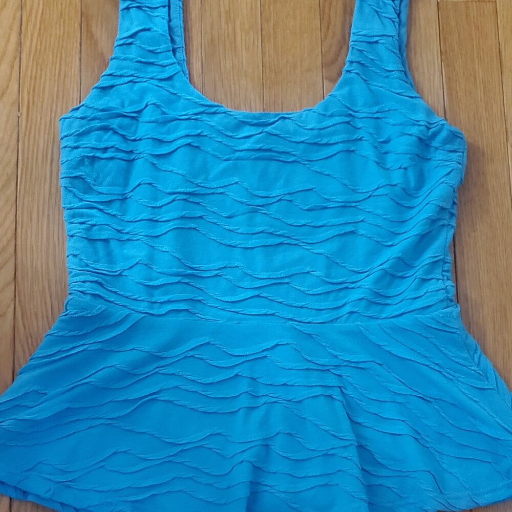 Aqua halter stretch top L